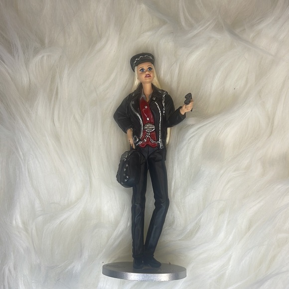 Vintage Harley Davidson Barbie Hallmark Keepsake Christmas Ornament / NIB / 2000 - Picture 3 of 6